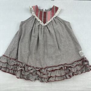 Well Dressed Wolf Girls Size 3 Creamsicle Rosie Dress EUC